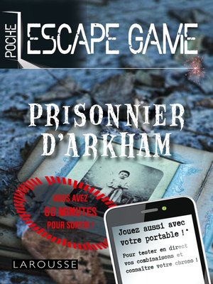 cover image of Escape game de poche--Piégé à Arkham